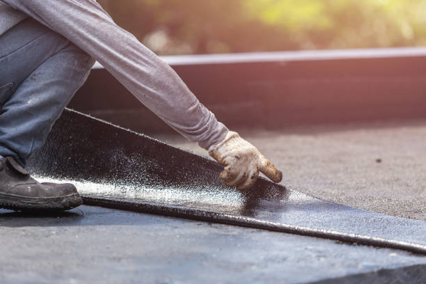 Professional Waterproofing technician working in Greenfield, OH